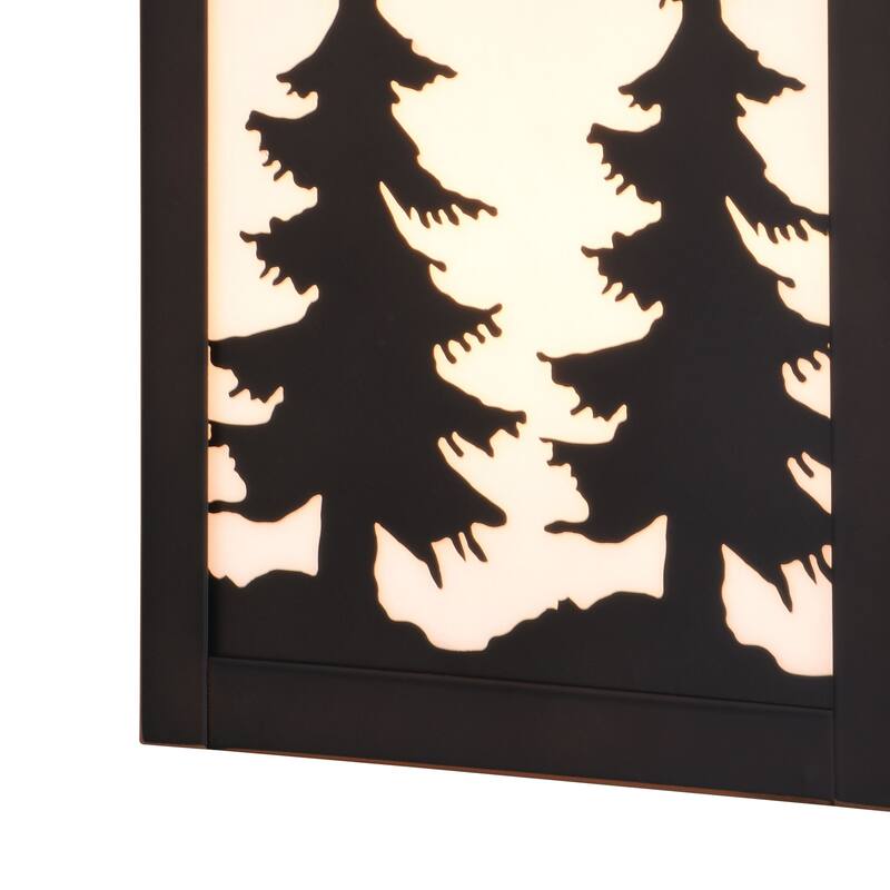 Roseto Brooks 15" Tall Outdoor Wall Sconce with Frosted Glass Shade