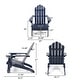preview thumbnail 10 of 32, Hollywood Outdoor Outdoor Acacia Wood Foldable Adirondack Chairs (Set of 2) by Christopher Knight Home