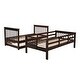 preview thumbnail 5 of 46, Twin over Twin Bunk Bed with Trundle, Stairs & Shelves