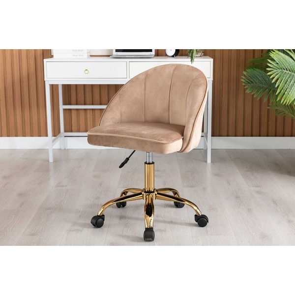 gold metal office chair