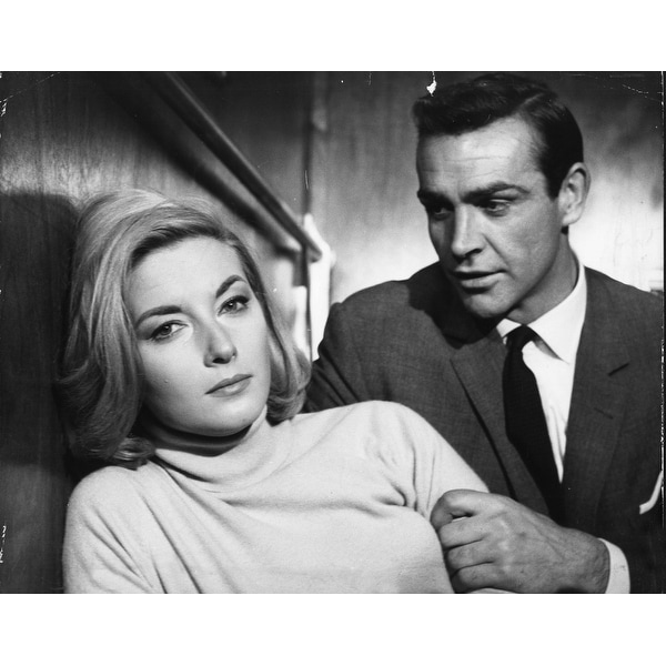 Shop A Film Still Of Sean Connery And Daniela Bianchi In From Russia With Love Photo Print Overstock 25387803