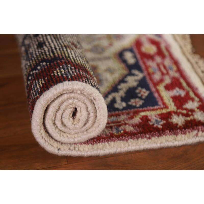 Geometric Kazak Rug Hand-Knotted Wool Carpet - 2'0"x 3'0"