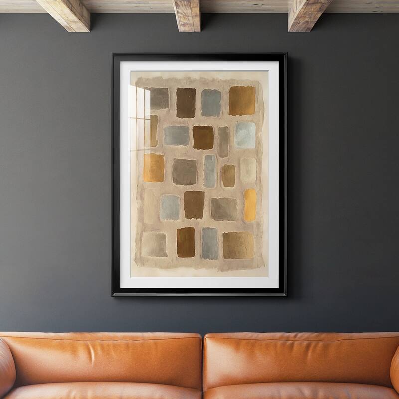 Sand Shaped II Premium Framed Print - Ready to Hang