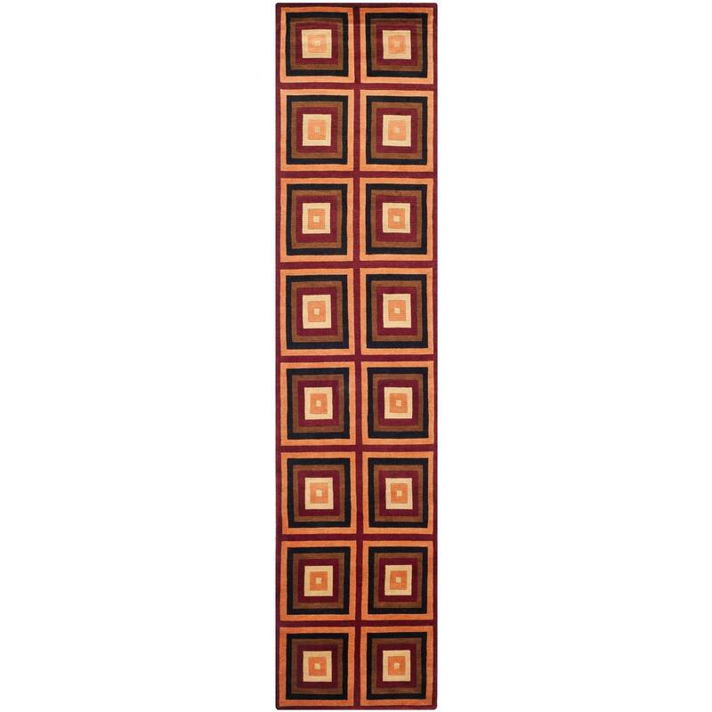 SAFAVIEH Hand-knotted La Carta Pile Bjorg Modern Wool Rug