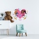 preview thumbnail 2 of 6, Alice's Wonderland Bakery Giant Peel and Stick Wall Decals With Alphabet by RoomMates