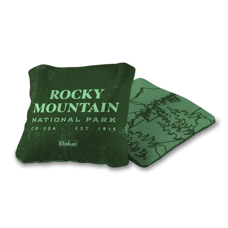 Rocky Mountain National Park Dual Sided Pro Cornhole Bags (Set of 4)