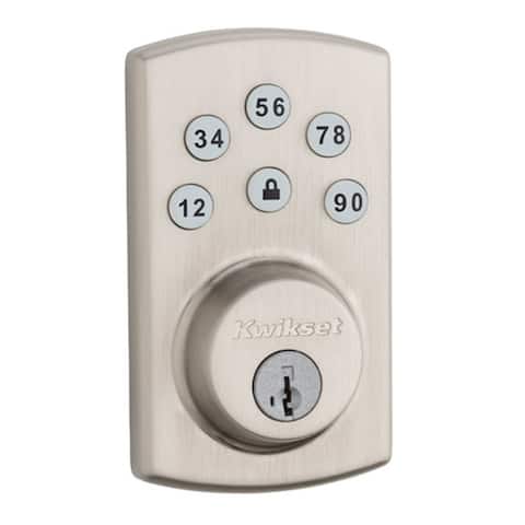 Kwikset Powerbolt 2 Touchpad Electronic Deadbolt with SmartKey