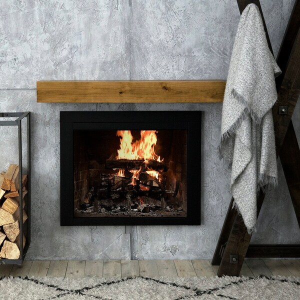 Shop Modern Farmhouse Fireplace Mantel Shelf Overstock 21652584