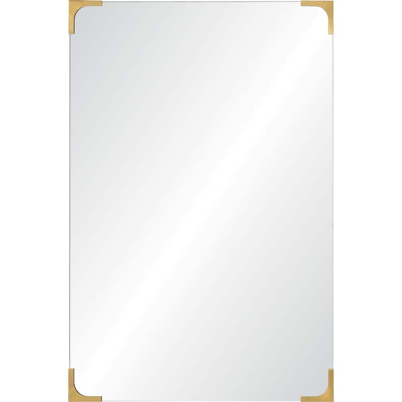 Renwil Eros Rectangular Wall Mirror - Clear - Large