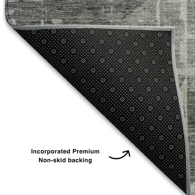 Premium Washable Super Soft Modern Diamonds Mayfield Rug