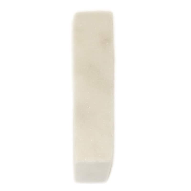 Marble Helvetica Letter White - I