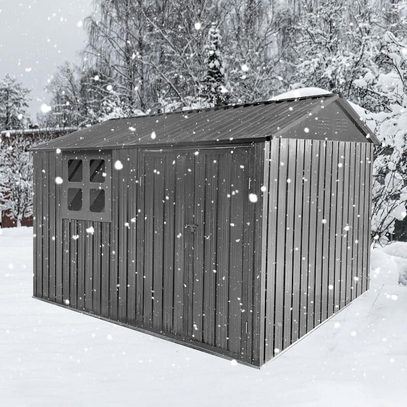 Metal Garden Sheds 6ftx8ft Outdoor Storage Sheds with Window