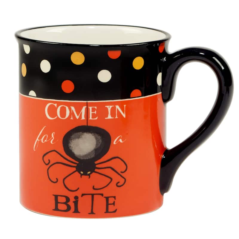 Certified International Spooky Halloween 18 oz. Mug, Set of 4