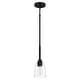 preview thumbnail 7 of 7, McIntire 1-Light Matte Black Mini Pendant