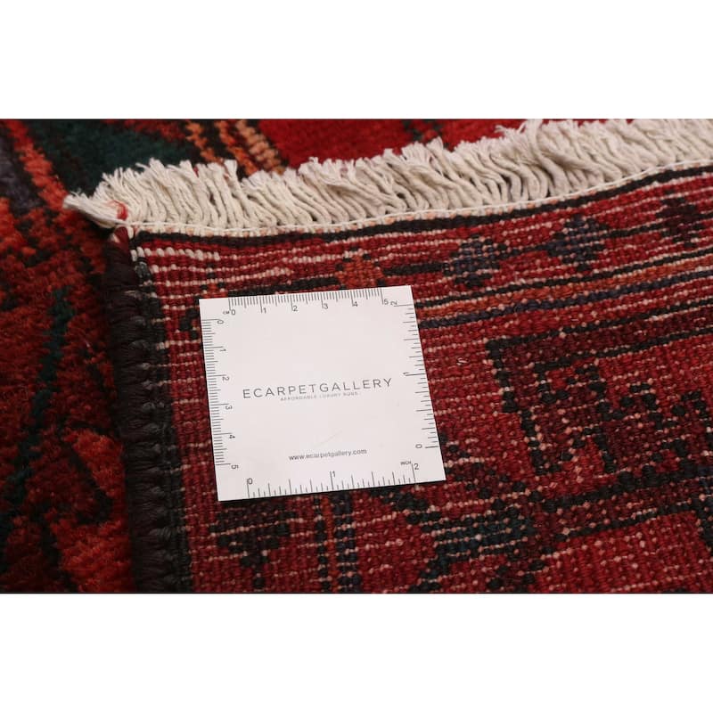 ECARPETGALLERY Hand-knotted Konya Anatolian Red Wool Rug - 5'0 x 14'3