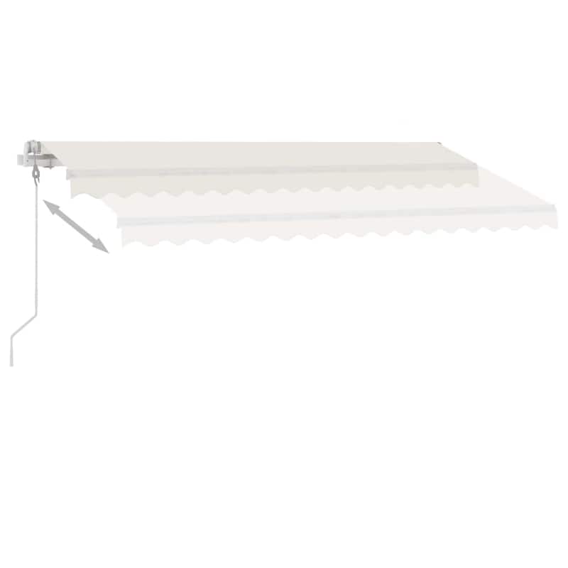 vidaXL Electric Awning Retractable Canopy Sunshade Shelter for Porch Balcony
