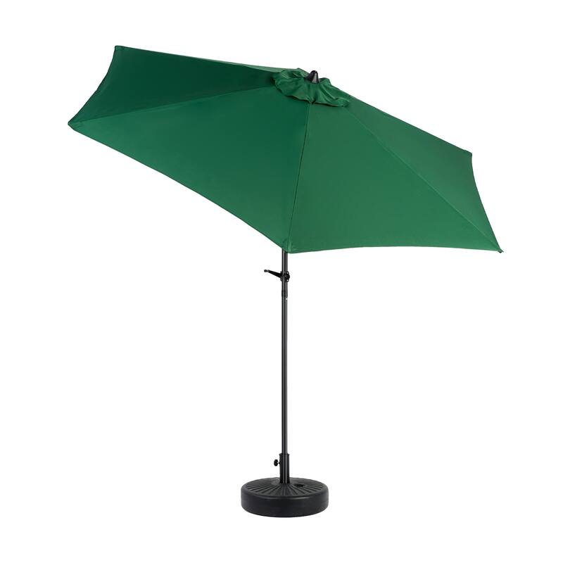 Topcraft 9ft Metal Tiltable Market Umbrella - Dark green
