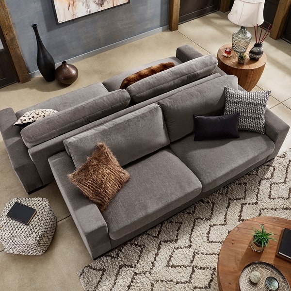 slide 2 of 13, Ashton Double Sided Down-Feather Extra-long Sofa by iNSPIRE Q Artisan