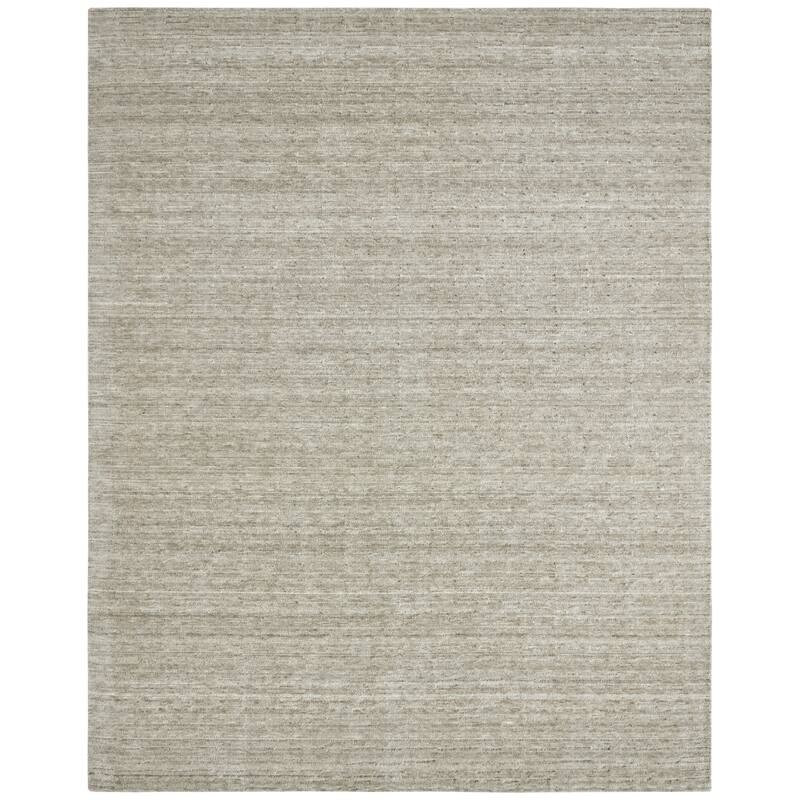 Minimalist Solid Wool Area Rug