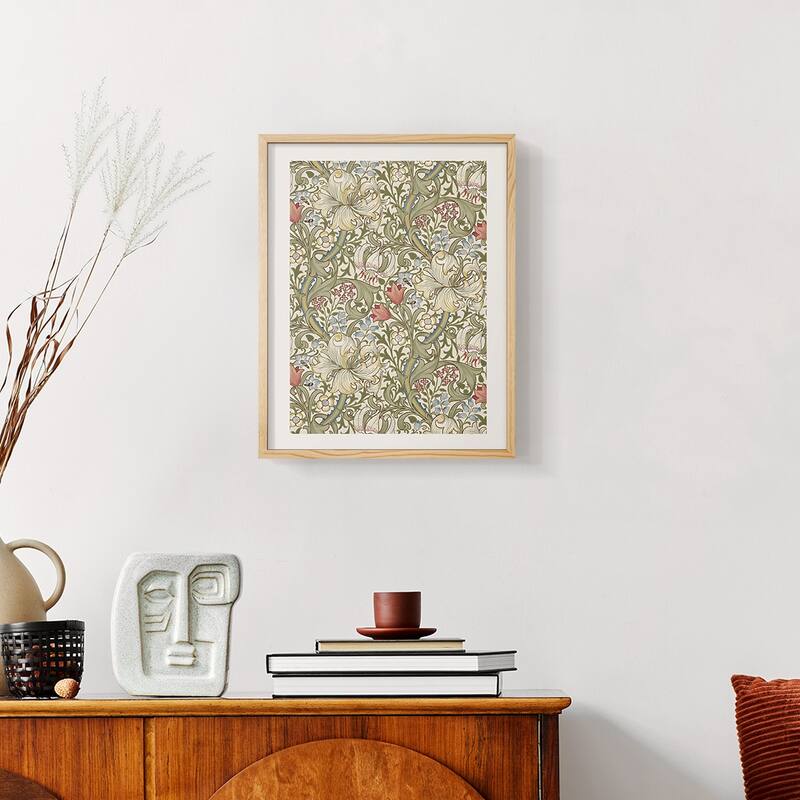 Vintage Floral Print CCCV -Framed Print