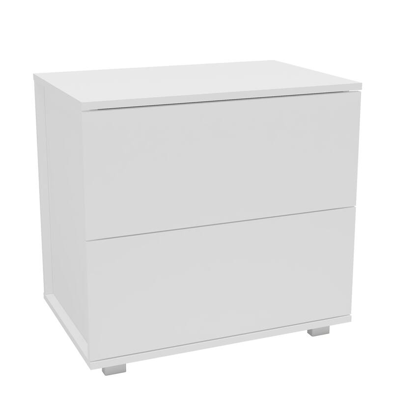 Polifurniture Madison Modern 2 Drawer Nightstand