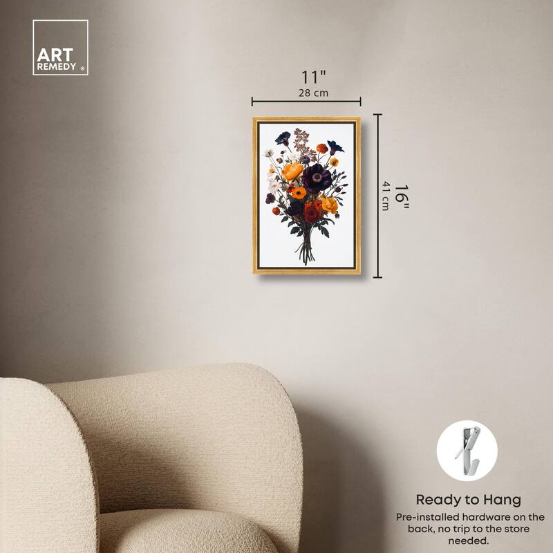 Regal Rose Riot II Canvas by Art Remedy