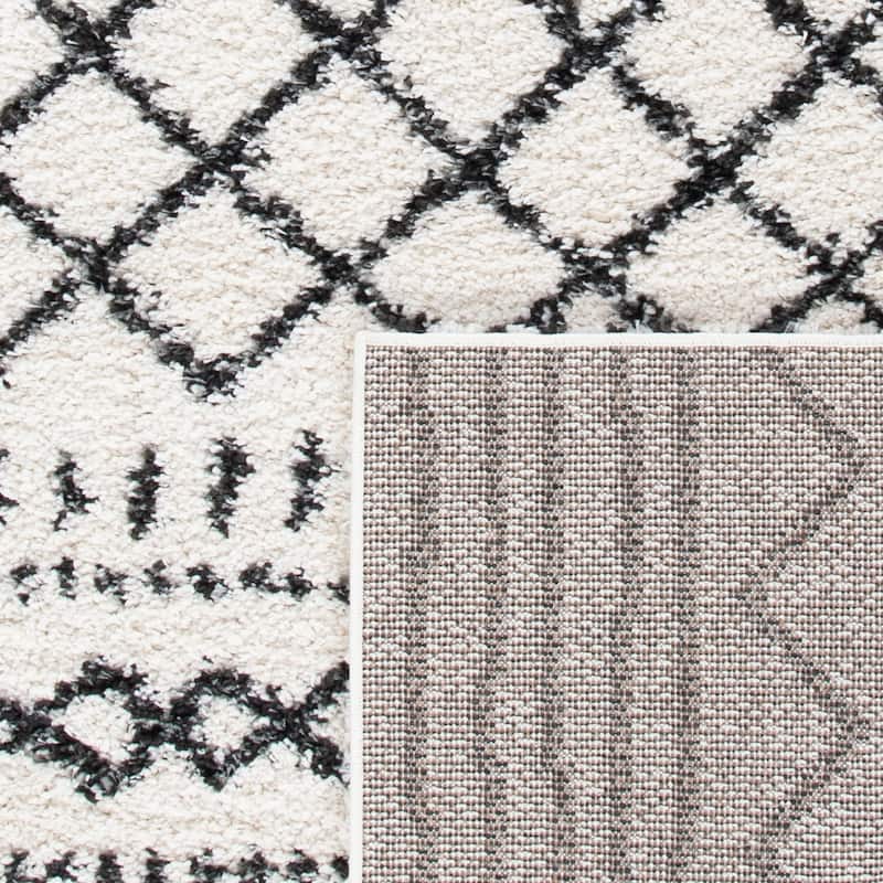 SAFAVIEH Arizona Shag Lotta Moroccan 1.2-inch Thick Rug
