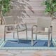 Option Grey Wicker + Silver Frame