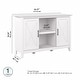 preview thumbnail 47 of 46, Key West Accent Cabinet with Doors by Bush Furniture
