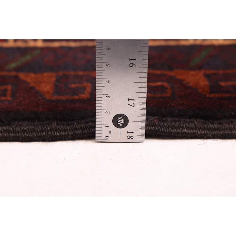 ECARPETGALLERY Hand-knotted Teimani Dark Navy Wool Rug - 3'10 x 6'11