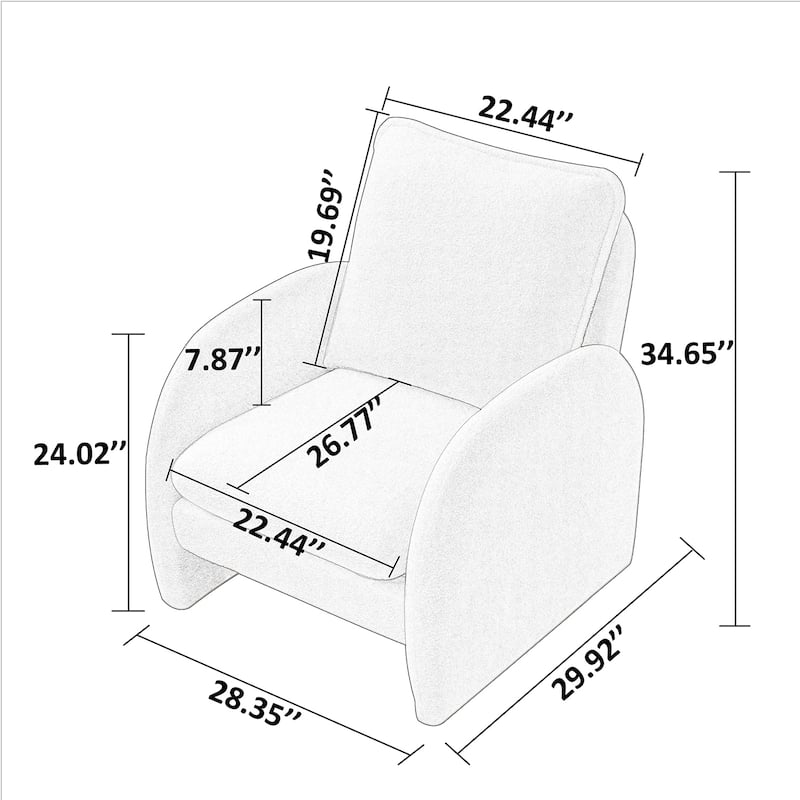 Modern and comfortable living room sofa set
