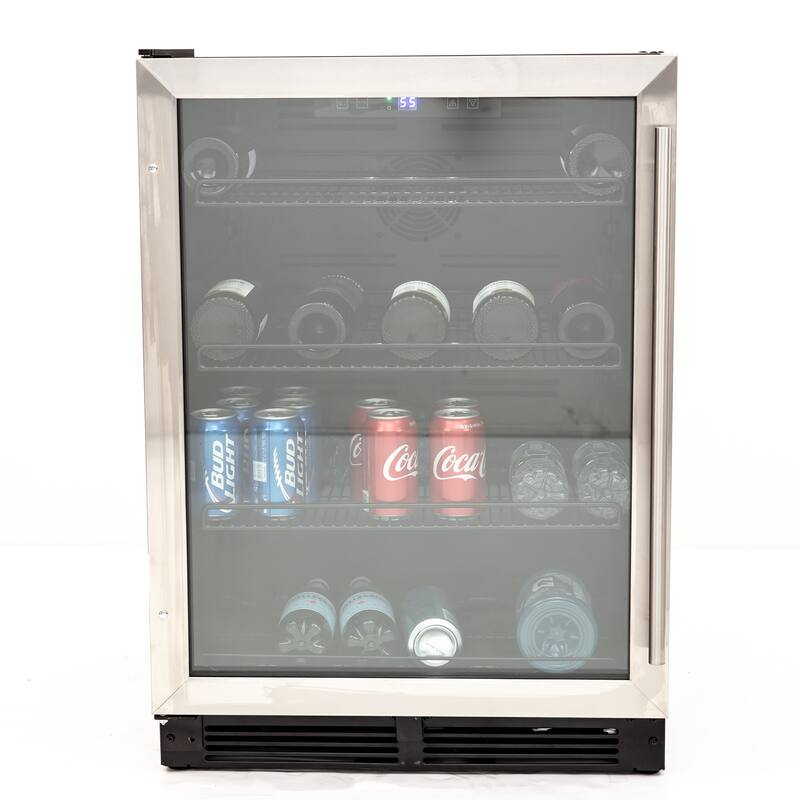 Avanti Beverage Center, 133 Can Capacity, in Stainless Steel