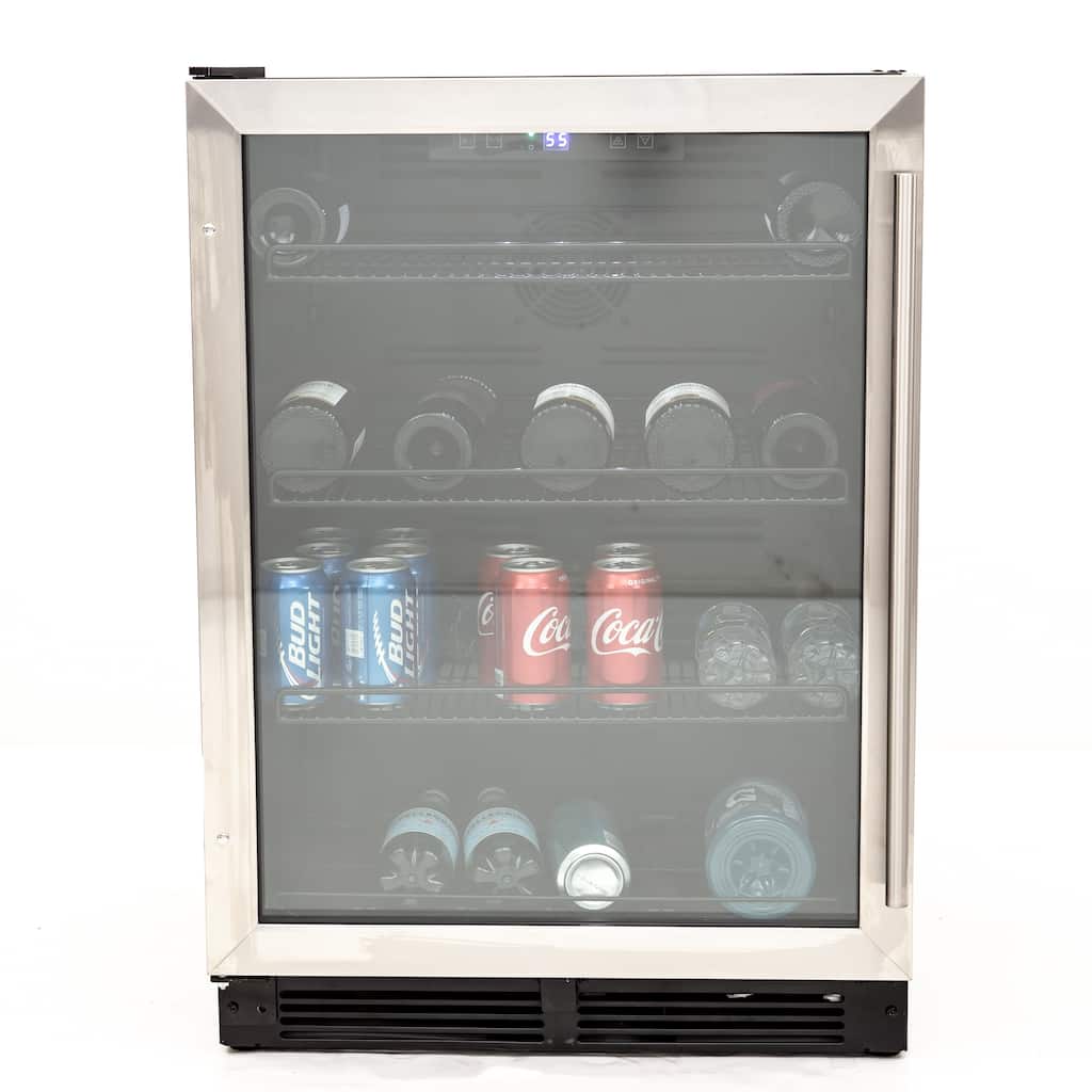 Avanti Beverage Center, 133 Can Capacity, in Stainless Steel