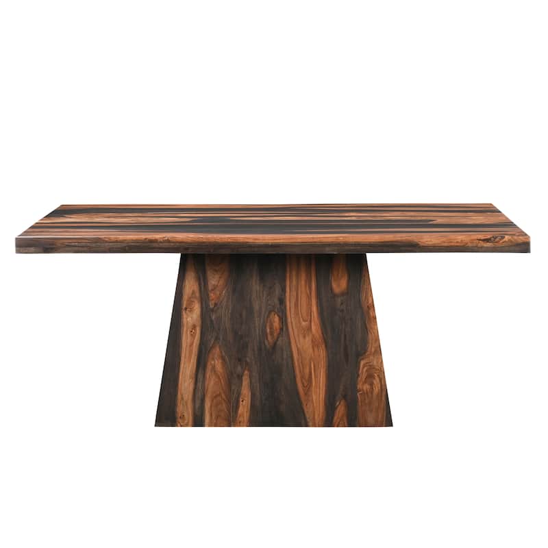 Jordan 75" Solid Wood Pedestal Dining Table