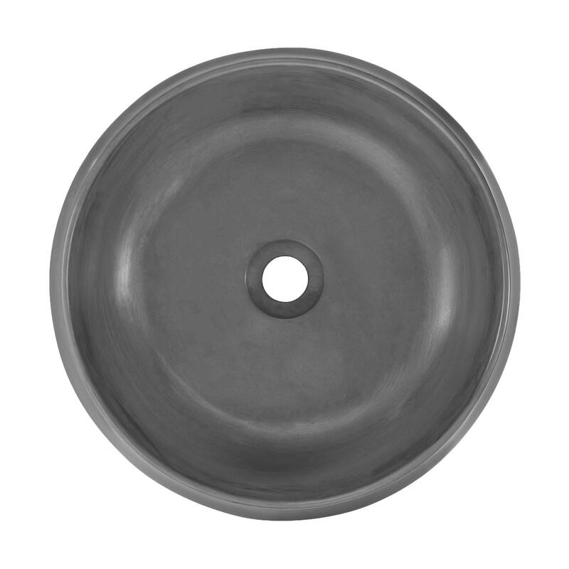 Swiss Madison SM-VSC111 Lisse 15" Circular Concrete Vessel Bathroom