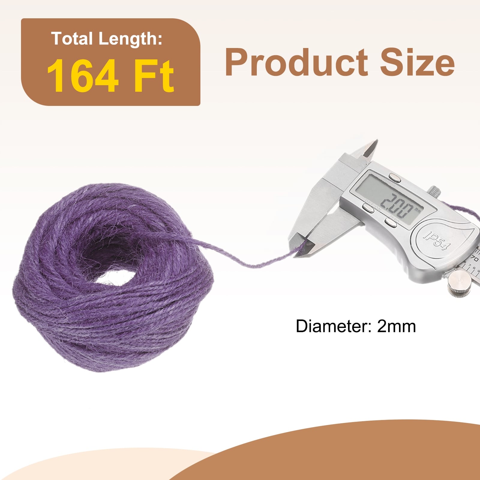 Natural Jute Twine String, Garden Rope for DIY Art Crafts