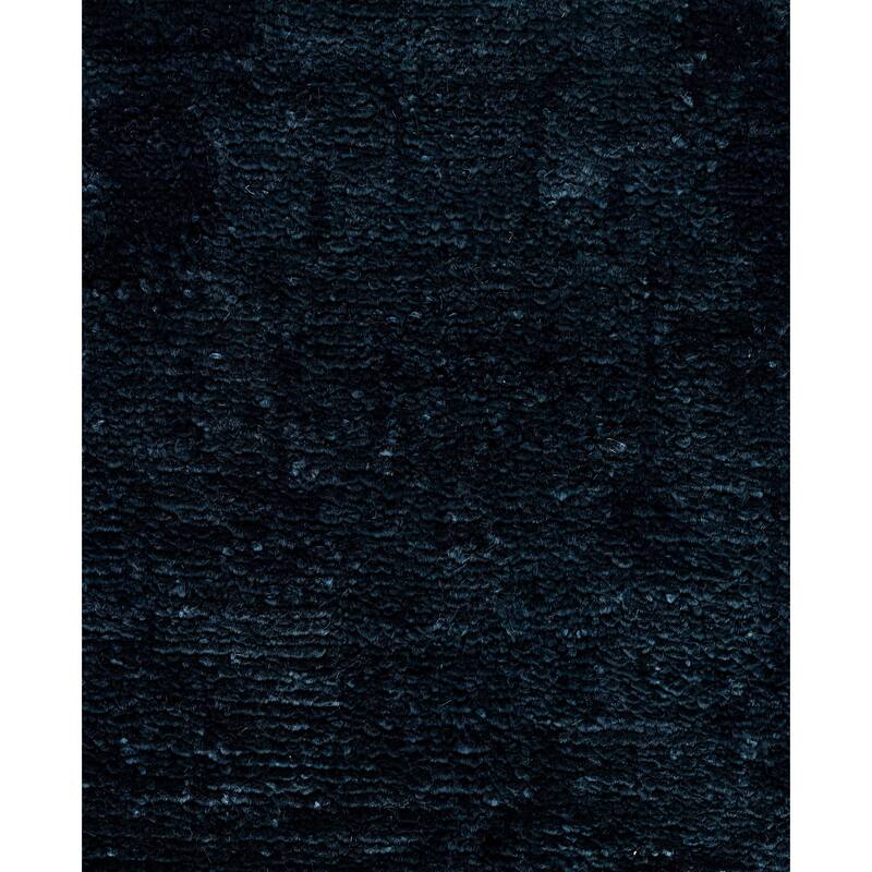 Overdyed One-of-a-Kind Hand-Knotted Area Rug - Black - 2' 5" x 10' 4"