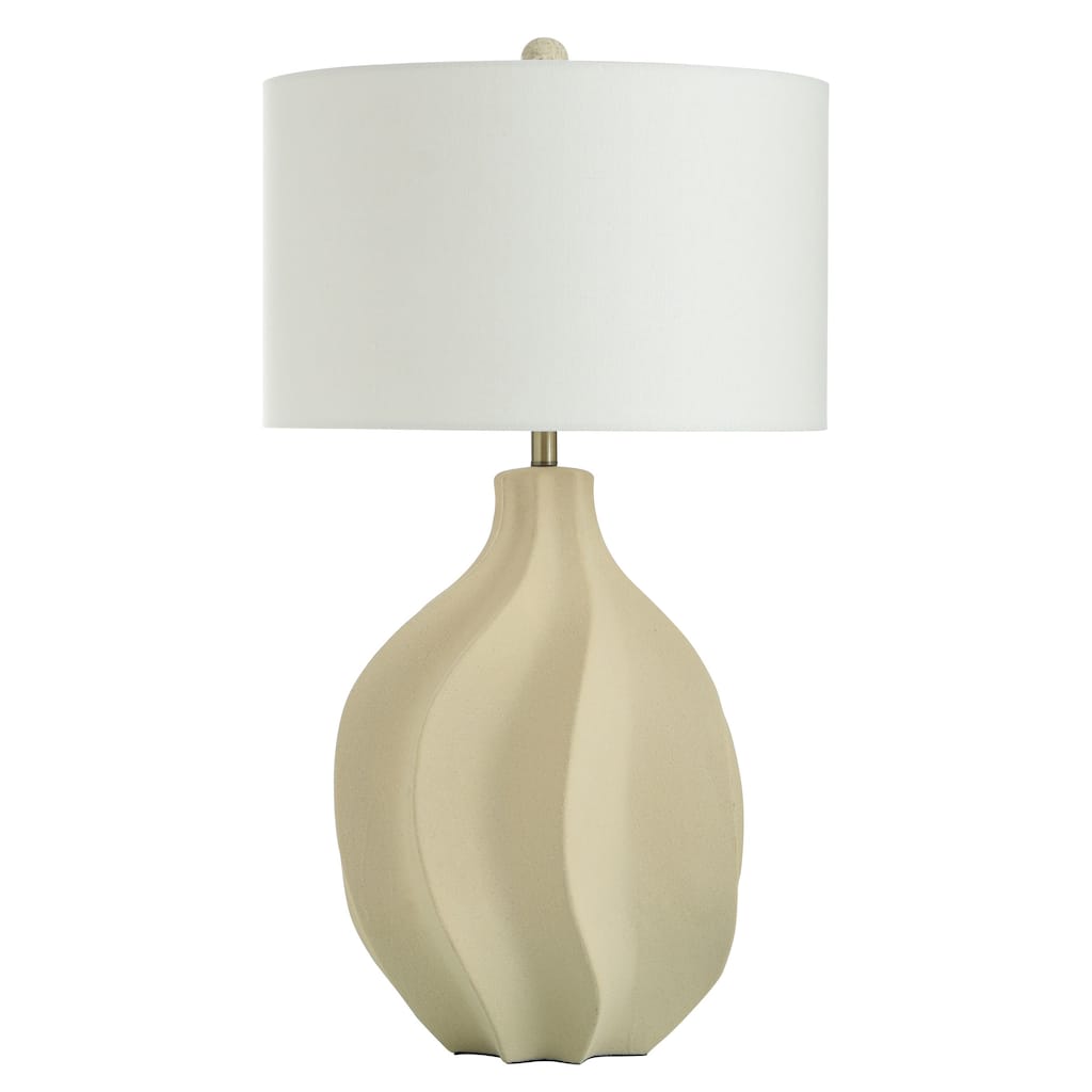 Harp & Finial Pace Table Lamp - Cream