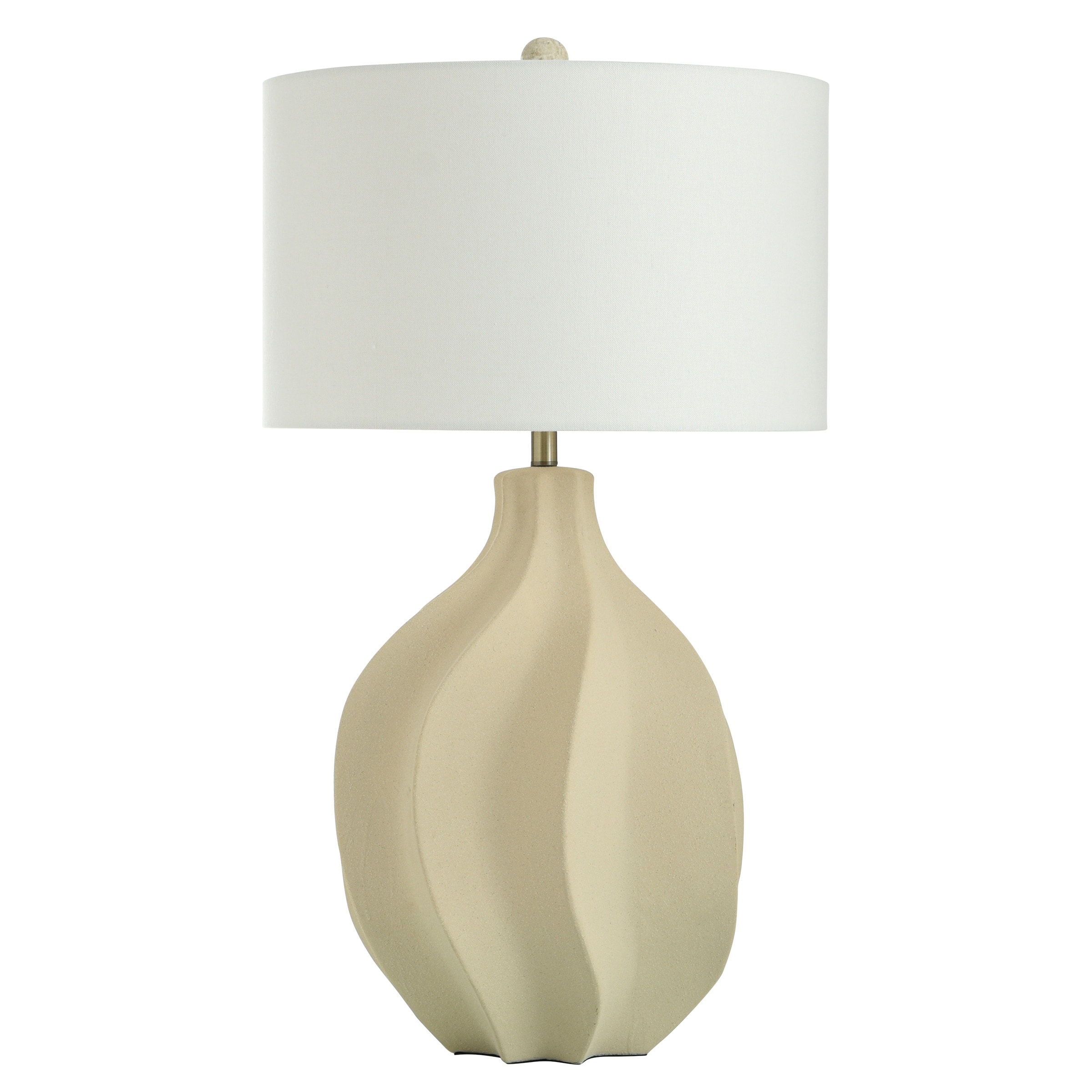 Harp & Finial Pace Table Lamp - Cream