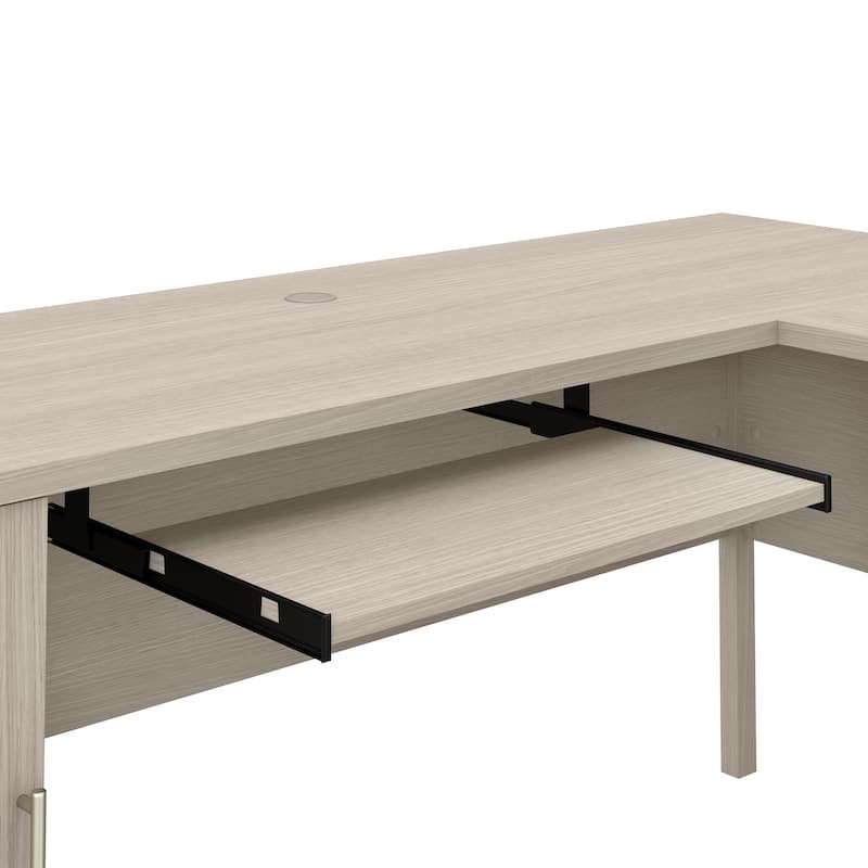 Bush Furniture Somerset 60W L Shaped Desk with Drawers and Storage