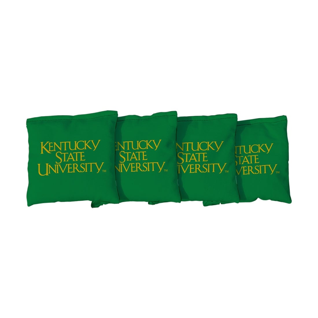 Kentucky State University Thorobreds Green Cornhole Bags