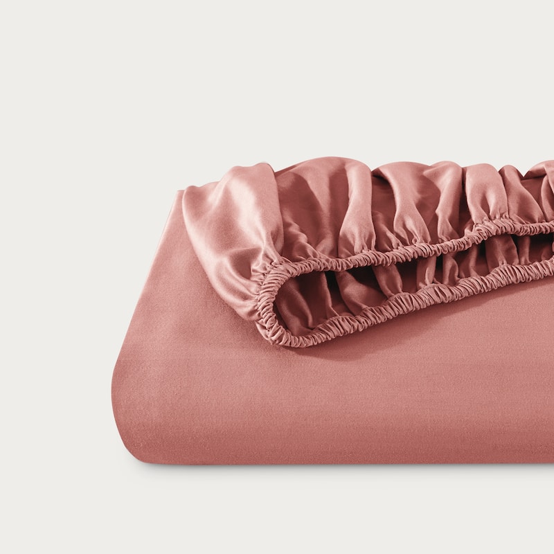 Bare Home Organic Cotton Fitted Sheet - Smoth Sateen Weave