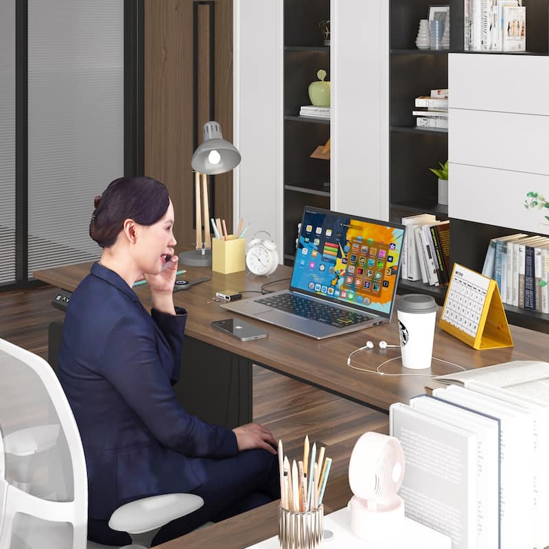 Sit-to-Stand Desk Spacious and Sturdy with Adjustable Height Feature