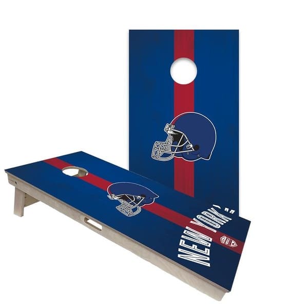 slide 2 of 6, New York Giants Regulation 2x4 Cornhole Board Set All-Weather - Include Carrying Case
