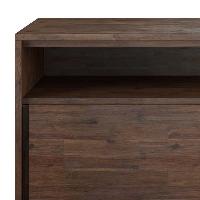 WYNDENHALL Mitchell WOOD Modern Industrial TV Media Stand For TVs