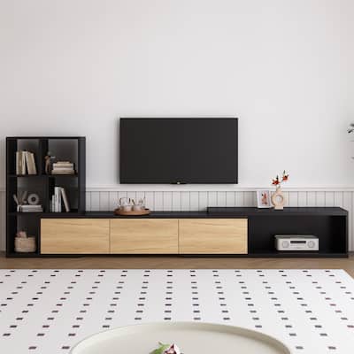 74.8''-126'' Extendable TV Stand for TVs up to 110''