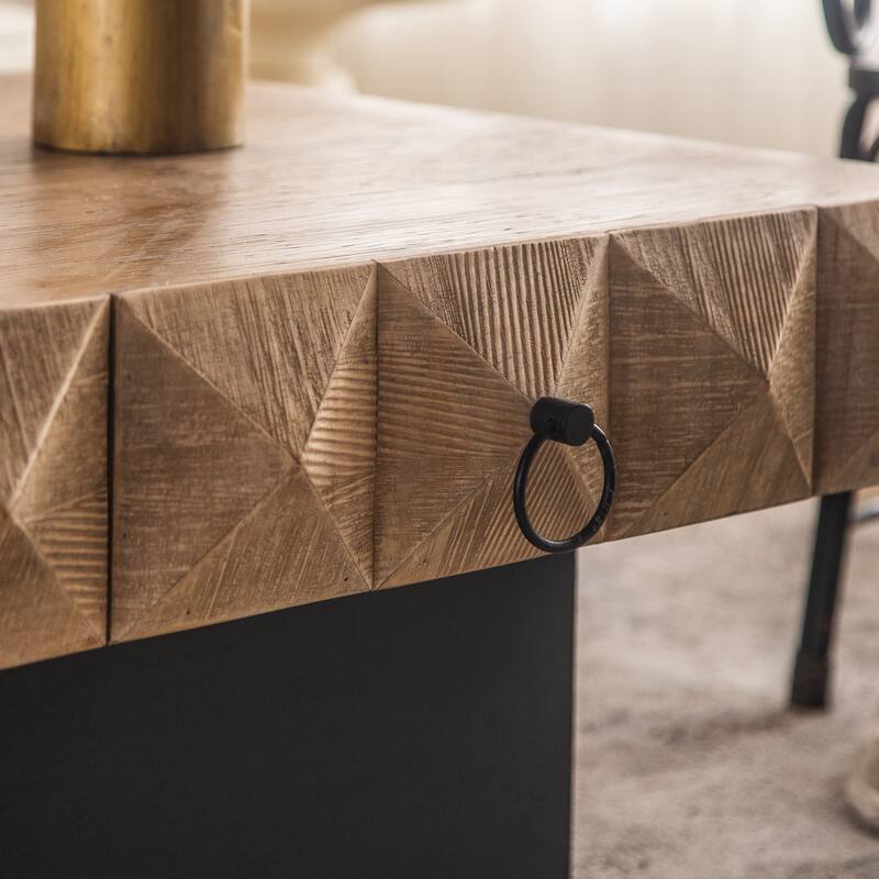 Retro Fashion Style Coffee Table,Suitable for Living Room,Office,and Dining Room