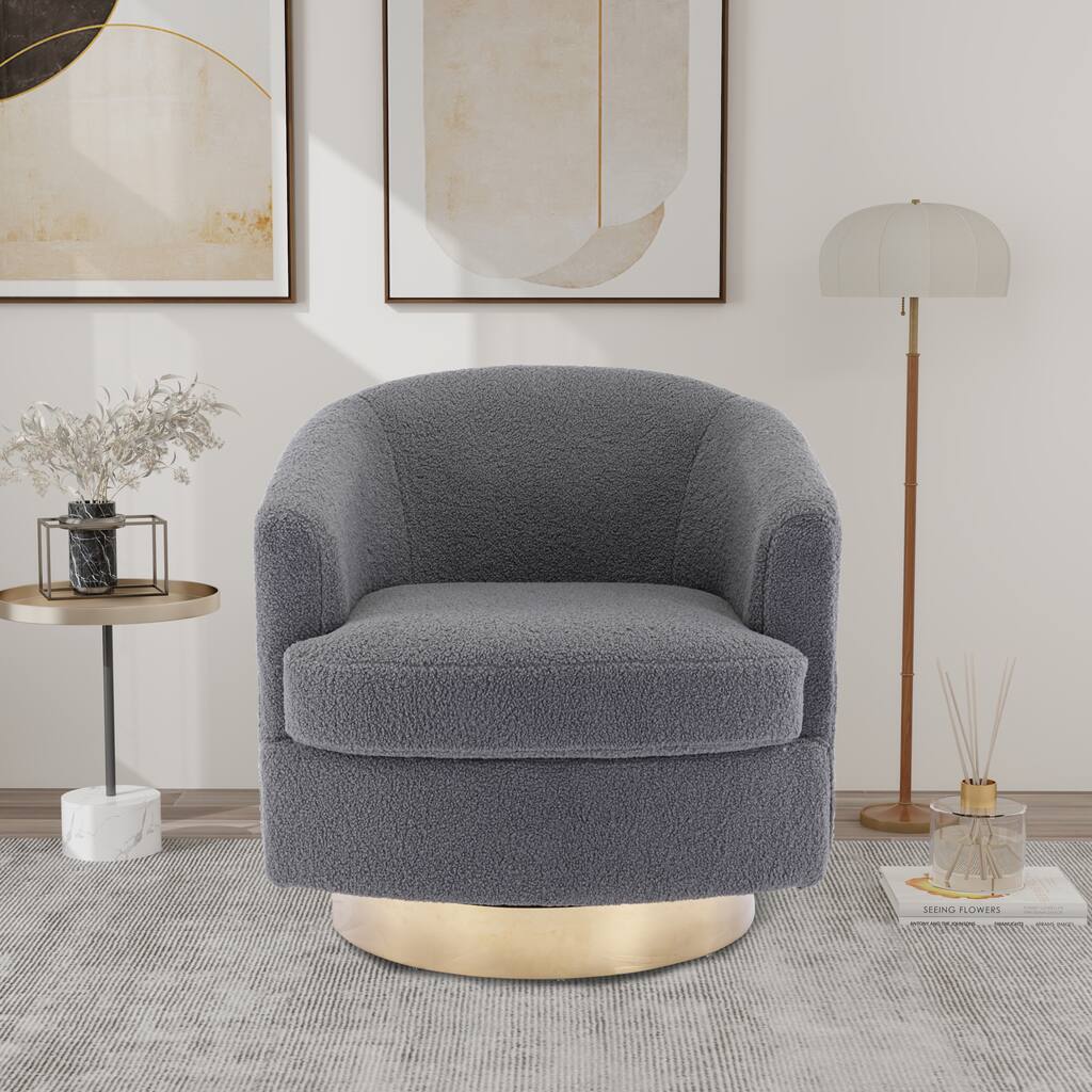 360 Degree Sloped Arm Sofa, Single Cushion Sofa for Living Room