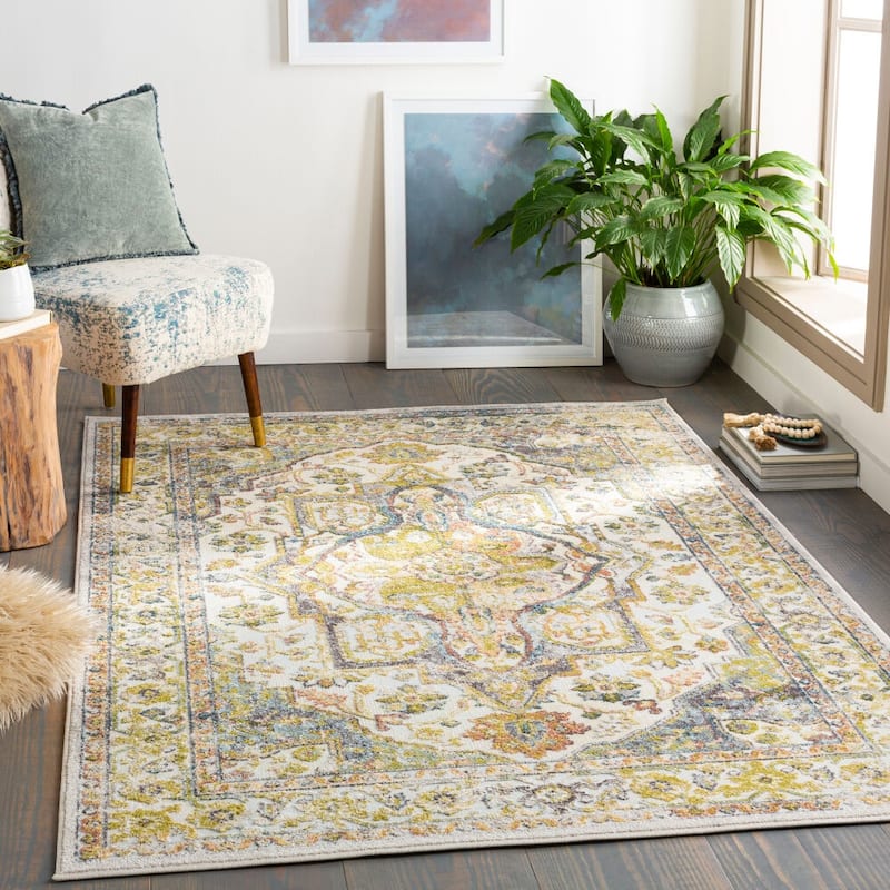 Livabliss Morey Persian Medallion Area Rug