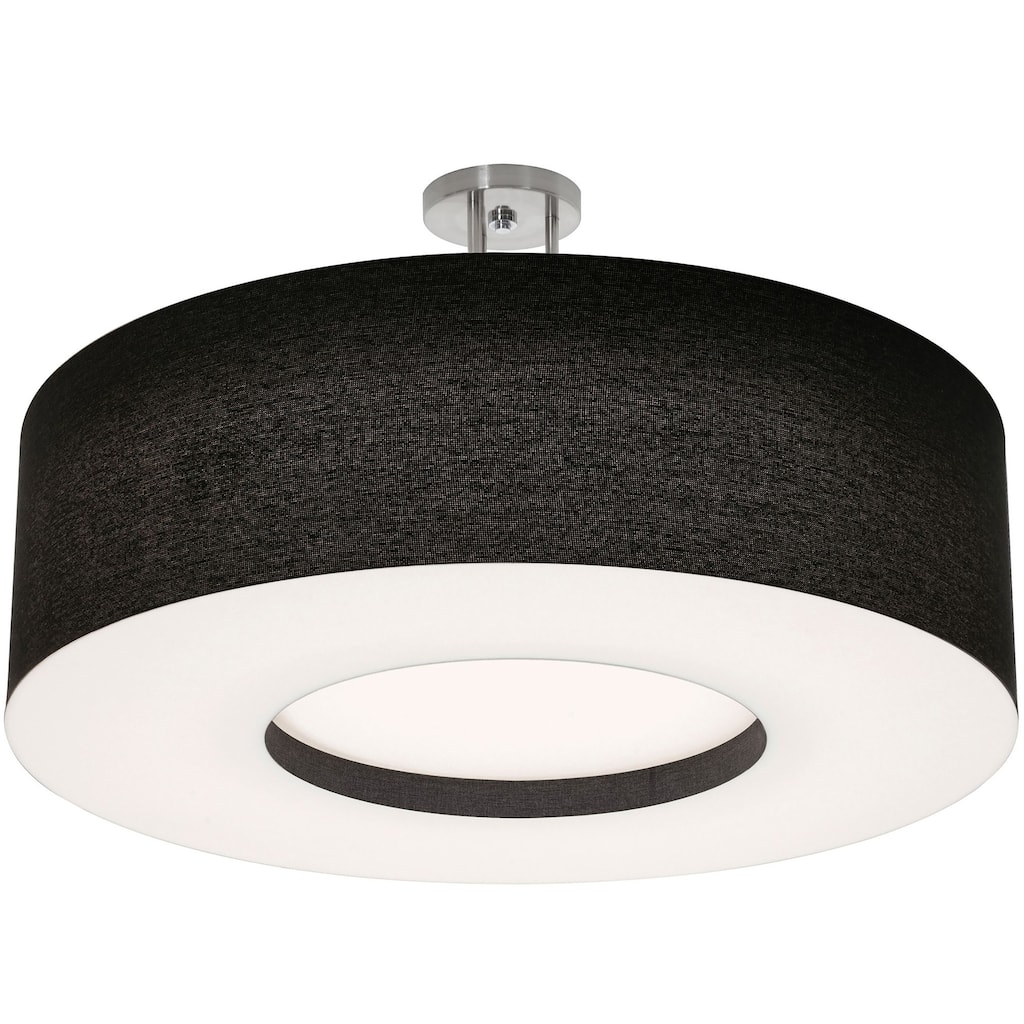 AFX Montclair 30'' LED Semi-Flush Mount - Satin Nickel Finish